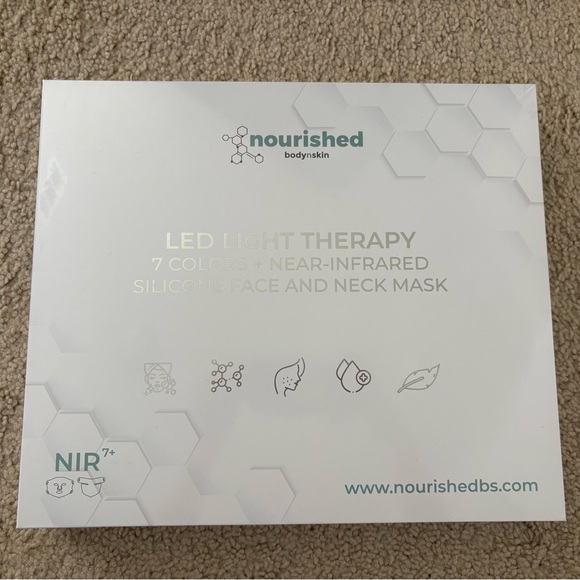 Nourished LED Light Therapy Face and Neck Mask - Picture 2 of 3